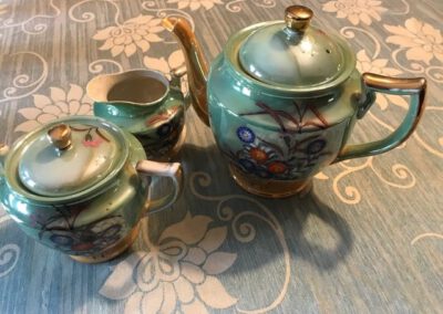Old fashioned tea set